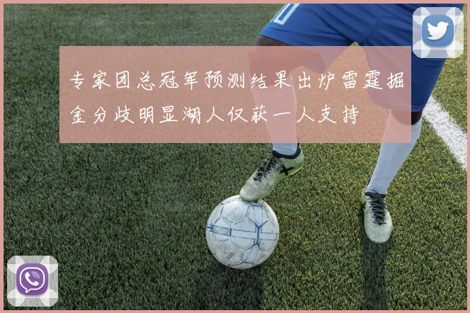 专家团总冠军预测结果出炉雷霆掘金分歧明显湖人仅获一人支持